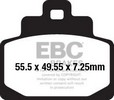Ebc Brake Pad Sfa-Series Organic Scooter Brake Pad Sfa Org Scooter