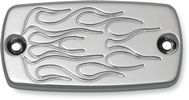 Baron Master Cylinder Cover Flame Chrome Master Cyl Cover Flm Hon