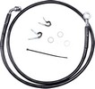 Drag Specialties Front Brake Line Black Vinyl Coated Stainless Steel E