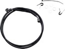 Drag Specialties Front Brake Line Black Vinyl Coated Stainless Steel E