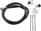 Drag Specialties Front Brake Line Black Vinyl Coated Stainless Steel E