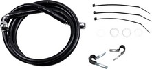 Drag Specialties Front Brake Line Black Vinyl Coated Stainless Steel E