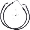 Drag Specialties Front Brake Line Black Vinyl Coated Stainless Steel L