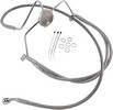 Drag Specialties Front Brake Line Stainless Steel Extended 6" Line Brk