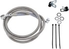 Drag Specialties Front Brake Line Stainless Steel Extended 4" Line Brk