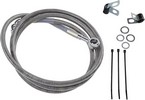 Drag Specialties Front Brake Line Stainless Steel Extended 8" Line Brk