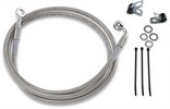 Drag Specialties Front Brake Line Stainless Steel Extended 10" Line Br