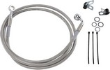 Drag Specialties Front Brake Line Stainless Steel Extended 10" Line Br