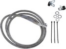 Drag Specialties Front Brake Line Stainless Steel Extended 10" Line Br