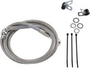 Drag Specialties Front Brake Line Stainless Steel Extended 4" Line Brk