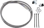 Drag Specialties Front Brake Line Stainless Steel Extended 8" Line Brk