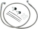 Drag Specialties Front Brake Line Stainless Steel Extended 10" Line Br