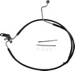 Drag Specialties Rear Brake Line Black Vinyl Coated Stainless Steel Ex