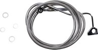 Drag Specialties Extended Length Front Stainless Steel Brake Line Kit