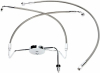 Magnum Shielding Brake Line Kit Dual Disc Non-Abs