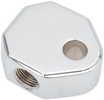Drag Specialties Brake-Tee Chrome W/ 3 X 1/8" Npt Holes Brake T 1/8Npt