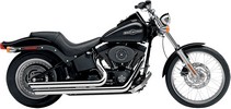 Cobra Speedster Slash Down Exhaust With Powerport Chrome Exhaust S/D 8
