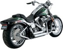 Vance & Hines Exhaust Shortshots Staggered Chrome Exhaust Ss Stag.86-1