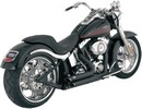 Vance&Hines Exhaust Shortshots Staggered Black Exh Ss Stag Blk 86-11 S