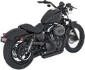 Vance&Hines Exhaust Shortshots Staggered Black Exh Ss Stag Blk 04-13 X