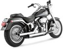 Vance&Hines Exhaust Straightshots Chrome Exh St-Shts 86-11 Fx/Flst