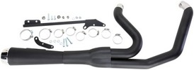 Bassani Exhaust Road Rage 2-Into-1 Short Black Exhst Rr2-1Up 06-11Fxd