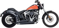 Vance & Hines Avgassystem Svart Short-Shots Staggered 12-17St