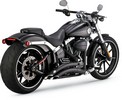 Vance&Hines Exhaust Big Radius 2-Into-2 Black Exhaust Br 2-2Blk Fxsb/S