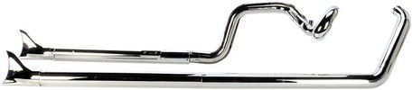 Cobra True Duals Exhaust System Chrome With Fishtail Tips Exhaust Td F