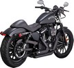 Vance&Hines Exhaust S-Sht Stag Blk.Xl Exhaust S-Sht Stag Blk.Xl