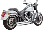 Vance&Hines Exhaust Big Shots Staggered Chrome 86-09 Softail Exhaust B