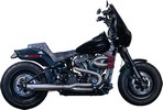 S&S Cycle Exhuast Superstreet 2:1 Brushed Ss R/O M8 Softail 2018-24 Ex