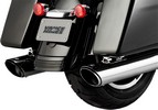 Vance & Hines Muffler Slip-On Twin Slash Round Chrome Mufflr Twns-Sl C