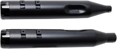 S&S Muffler 4.5" Slip-On Mk45 Black Contrast Cut Thruster End Cap-Jet-