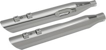 Drag Specialties Mufflers Slip-On 3.5" Slashdown Chrome Muffler 3.5' C