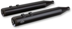 S&S Mufflers Grand National Slip-On Black Mufflers Gn Blk Flt 17-