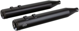 S&S Mufflers Grand National Slip-On Black Mufflers Gn Blk 09-21 Trikes