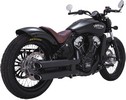 Vance&Hines Muffler Twin Slash Staggered Slip-Ons Matte Black Mufflers