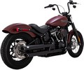 Vance&Hines Muffler Twin Slash 3" Slip-Ons Black Mufflers Blk Tw Sls.1