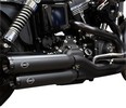 S&S Muffler Slip-On Straggered Grand National Black W/Black End Caps M