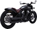 Vance & Hines Mufflers 3"Blk.Ts.Scout Mufflers 3Blk.Ts.Scout