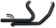S&S Header Dual System Black Headpipes Blk 09-16Flt