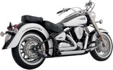 Vance&Hines Exhaust Shortshots Staggered Chrome Exhaust Sshots 1700 Rd