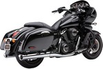 Cobra Mufflers Tri-Flo 4" Slip On W/Scalloped Classic Chrome Tips Muff