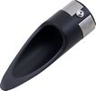 Baron Exhaust Tip Family Jewels Scalloped Black Exhaust Tip Scallop Bl