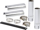 Arlen Ness Down-N-Out Exhaust Extension Kit Mflr/Heat Shield Dual Out