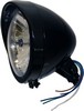 Drag Specialties Black 5-3/4" Diamond-Style Bottom-Mount Headlight Ass