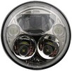 Custom Dynamics Headlamp Round 5-3/4" Chrome Headlight 5.75 Chr Ea