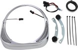 Ciro Headlight Bezel Fang Led Chrome Bezel Chr H Lt 96-13Flht