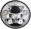 Custom Dynamics Headlight 7'' Led For Indian Black Headlight 7 Chief C